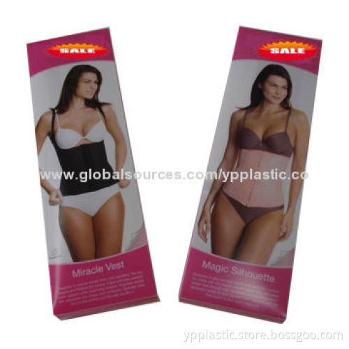 Lingerie packaging box, customized sizes and prints available, 15 years manufacturer